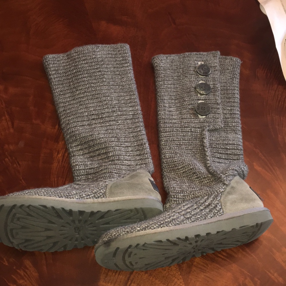 Ugg gray sweater boots